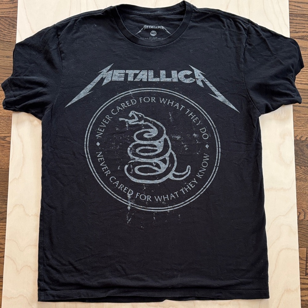 METALLICA Snake  Never Cared T-Shirt